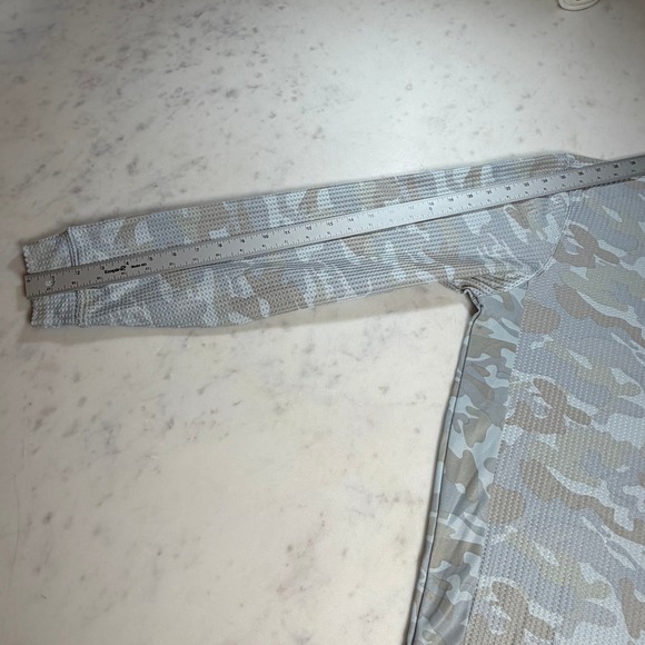 Straight Down Mens XL Camo Quarter Zip Pullover Nemacolin Field Club - Picture 5 of 10